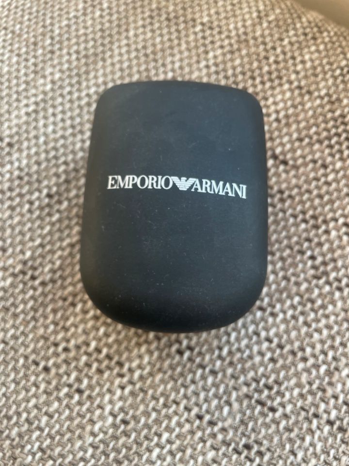 Emporio Armani Herrenuhr AR0145 Quarzwerk Echtsilber Armbanduhr in Düsseldorf