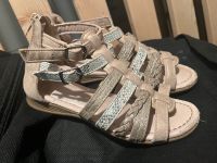 Sandalen Riemen gold Markenschuhe 31 München - Allach-Untermenzing Vorschau