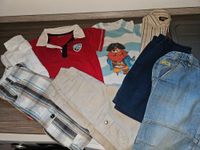 Jungen Kleidung Größe 110/116 Hose Hemd Shirt Polo Thüringen - Uthleben Vorschau