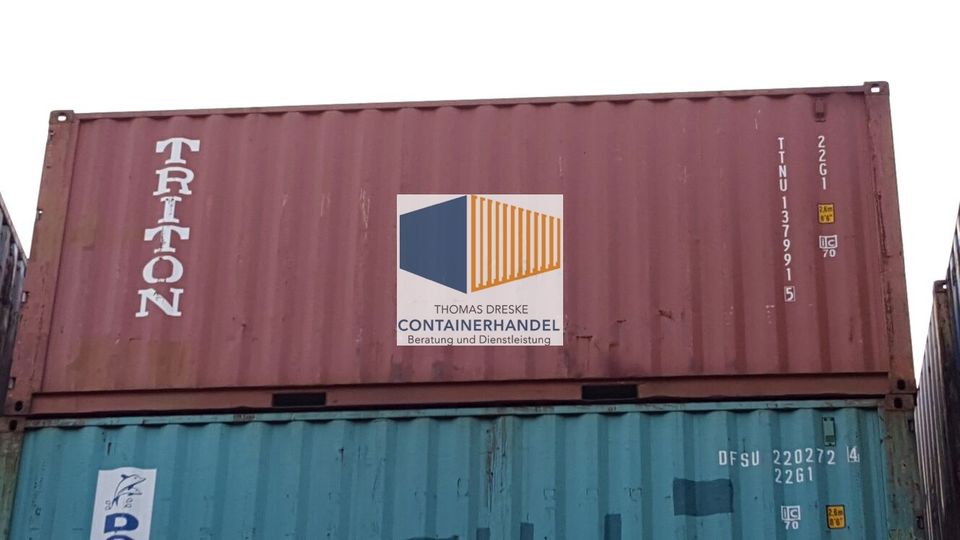 20` / 40` Fuß 6m / 12m Seecontainer - LÜBECK - High Cube Container Lagercontainer Container Magazincontainer Überseecontainer GEBRAUCHT NEUWERTIG NEU in Lübeck