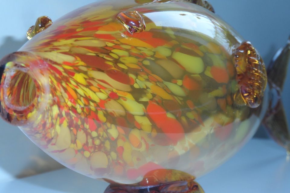 Kapitaler Glas Fisch Kristallglas Kunsthandwerk , Murano? 45 cm. in Berlin