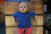 Handgesrickter Puppen Pullover in blau für 40-45cm Puppen Berlin - Treptow Vorschau