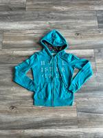 TOP-ZUSTAND❤️ HOLLISTER XS türkis weiß Hoodie Sweatjacke Jacke Hessen - Limburg Vorschau