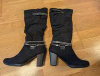 Marco Tozzi Damenstiefel mit Absatz Größe 38, Schwarz Bayern - Erlenbach am Main  Vorschau