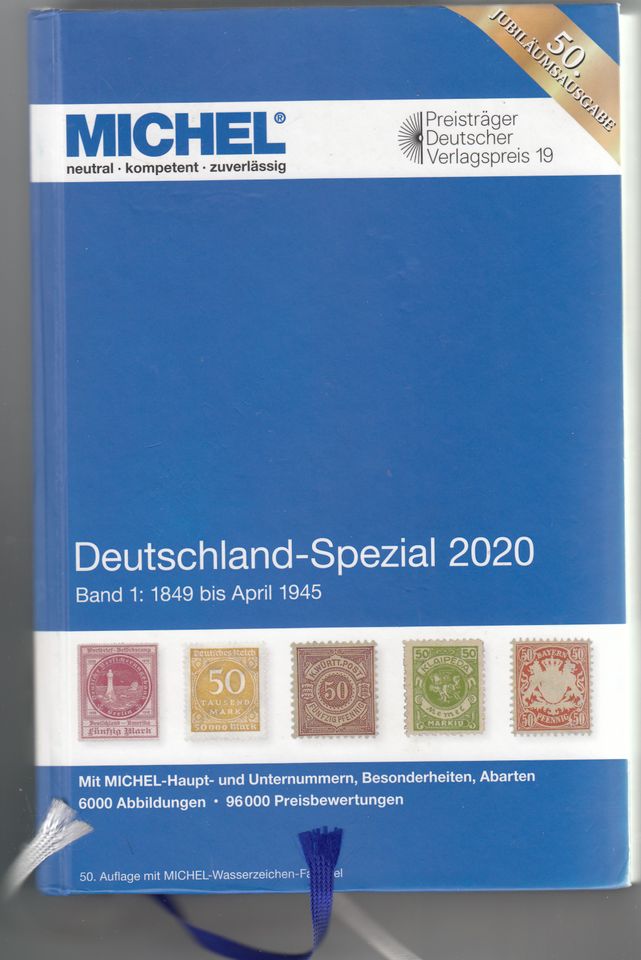 Briefmarkenkataloge Michel Deutschland Spezial 2020, 2 Bücher in Halle