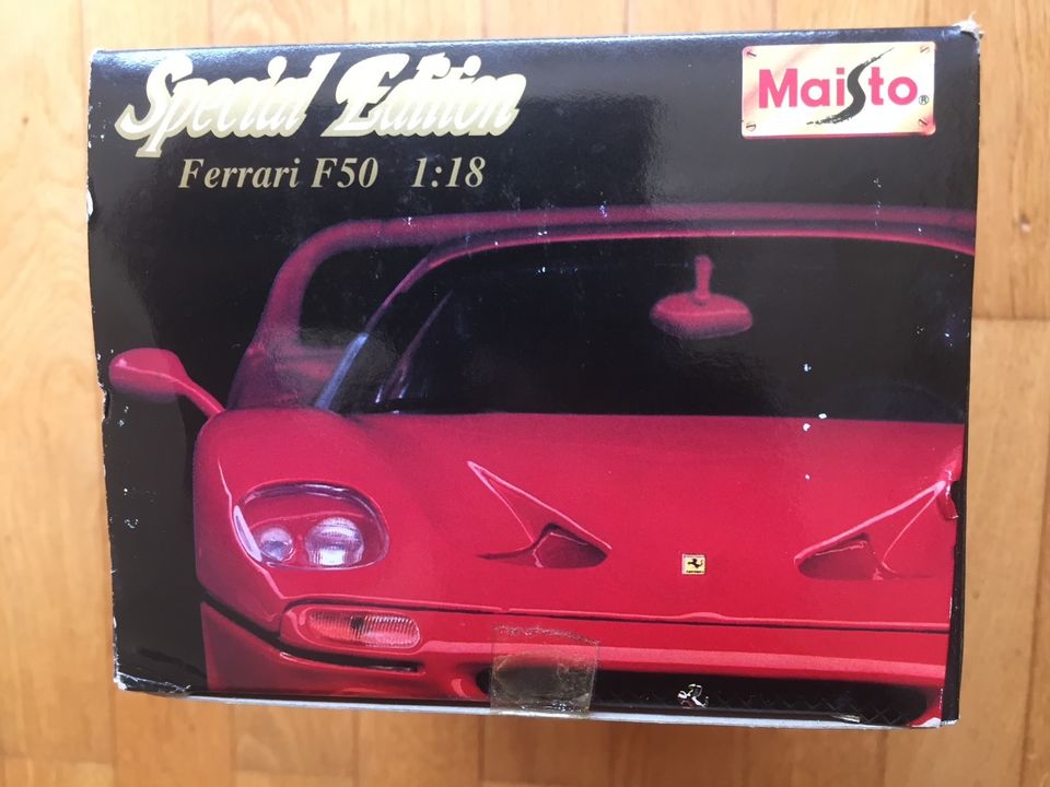 Maisto Ferrari F 50 (1995) 1:18 in OVP in Aachen