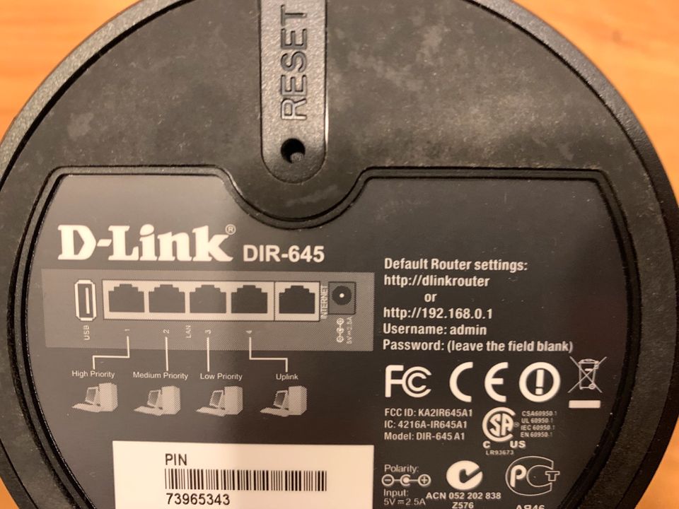 D-Link Wireless N300 Smart Beam Router DIR-645 WLAN in Friedrichshafen