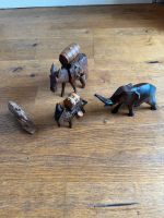 Holzfiguren Spielzeug Elefant Esel Pferd Vintage Retro München - Sendling Vorschau