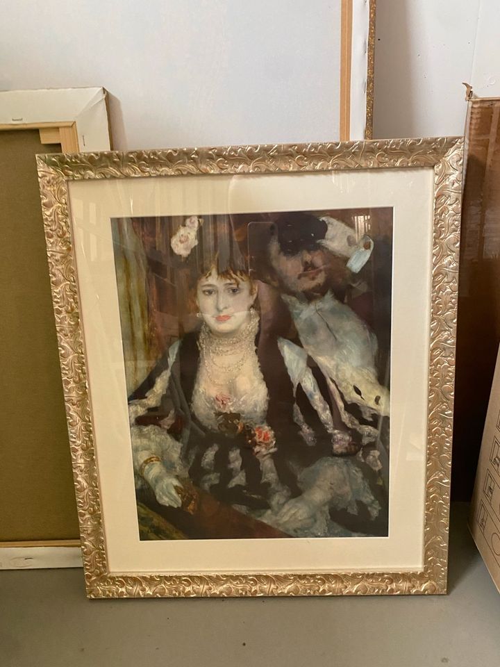 Wunderschönes Bild von Renoir, La Loge, sehr guter Zustand in Ellhofen