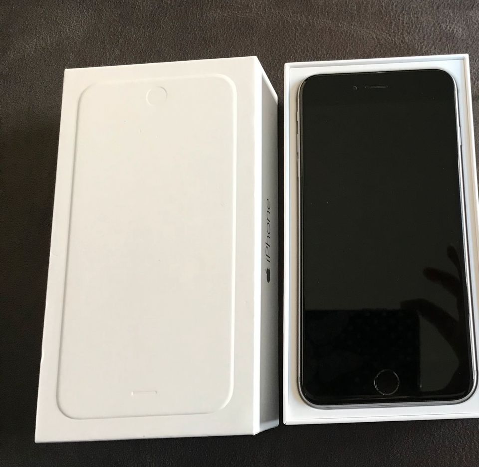 Apple I Phone 6 Plus Space gray 64 GB Super Zustand in Oberzissen