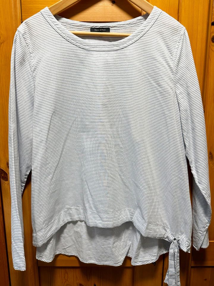 Marc O‘Polo Bluse Tunika hellblau/weiß Gr 42 neu in Lohmar