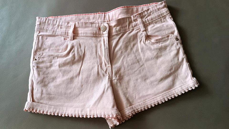 Yigga Jeans Shorts apricot Gr. 164 Jeansshorts kurze Hose in Raschau-Markersbach