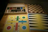 Holzkiste Spielemagazin Backgammon Schach Mensch ÄrgerDich Domino Berlin - Reinickendorf Vorschau