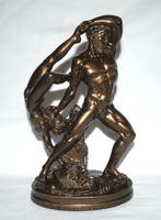 Skulptur Ercole e Lica Figur Statuette Akt Herkules & Lichas Frau Niedersachsen - Bad Pyrmont Vorschau