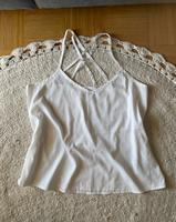 Hollister Blusentop weiß Sommertop Shirt Bayern - Großostheim Vorschau