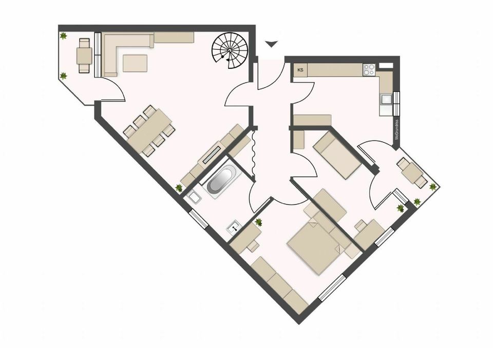 Attraktive Gelegenheit: vermietete Wohnung mit zwei Balkonen und Stellplatz in ruhiger Lage in Leipzig