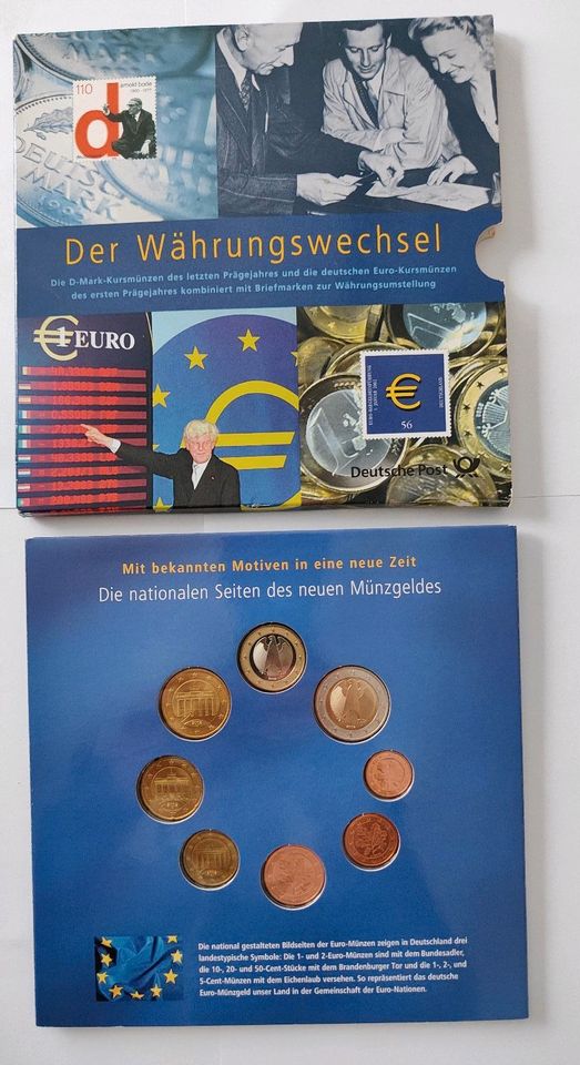 EZB Der Währungswechsel Set Deutsch Marke Euro Münzen Sammeln in Memmelsdorf