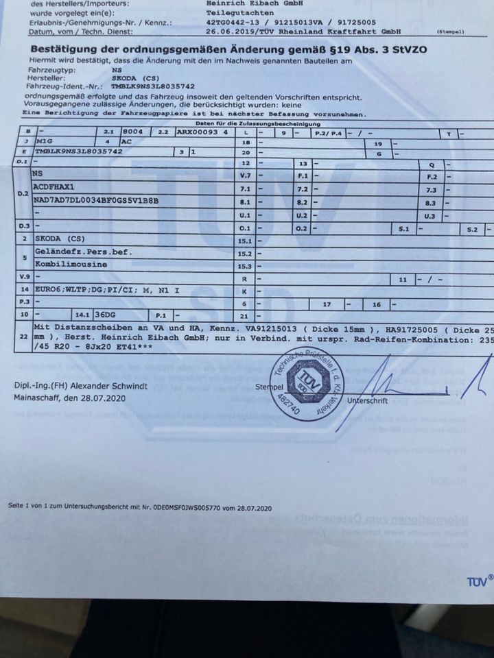 Spurverbreiterung 3 cm + 5 cm VW Skoda Audi etc in Langen (Hessen)