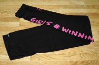 Leggings schwarz seitl.Schriftzug in pink am li.Bein Gr.146/152 Nordrhein-Westfalen - Senden Vorschau