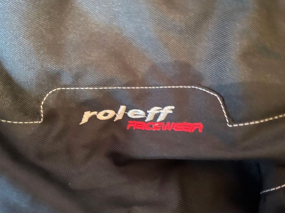 Roleff Raceware Motorradjacke Schwarz Gr. XXI in Münchwald