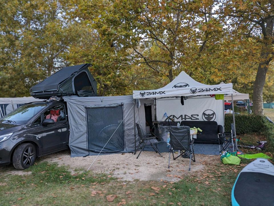 Vito Mixto Campingeinbau Bett Camper Vorzelt Dachzelt Küche in Grassau