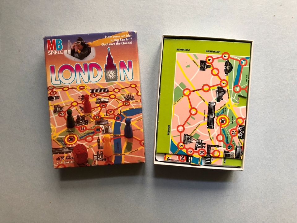 London (MB Spiele) 1987 Würfelspiel Städtespiel in Berlin