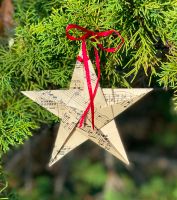 Vintage Papierstern Weihnachten Weihnachtsdeko Baumschmuck Anhän Dresden - Strehlen Vorschau