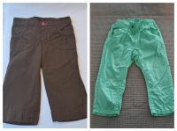 Set 2 Hosen für 1€, Sommerhose, 110, braun & türkis West - Unterliederbach Vorschau