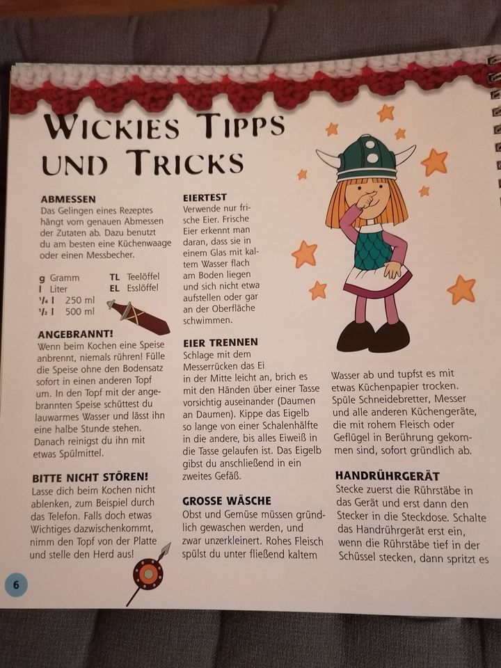 Kinder-Kochbuch Wicki neu, Rezepte für Kinder in Grevenbroich