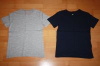 2x T-Shirt H&M 122 / 128 Basic Organic cotton blau grau Bayern - Bodenwöhr Vorschau