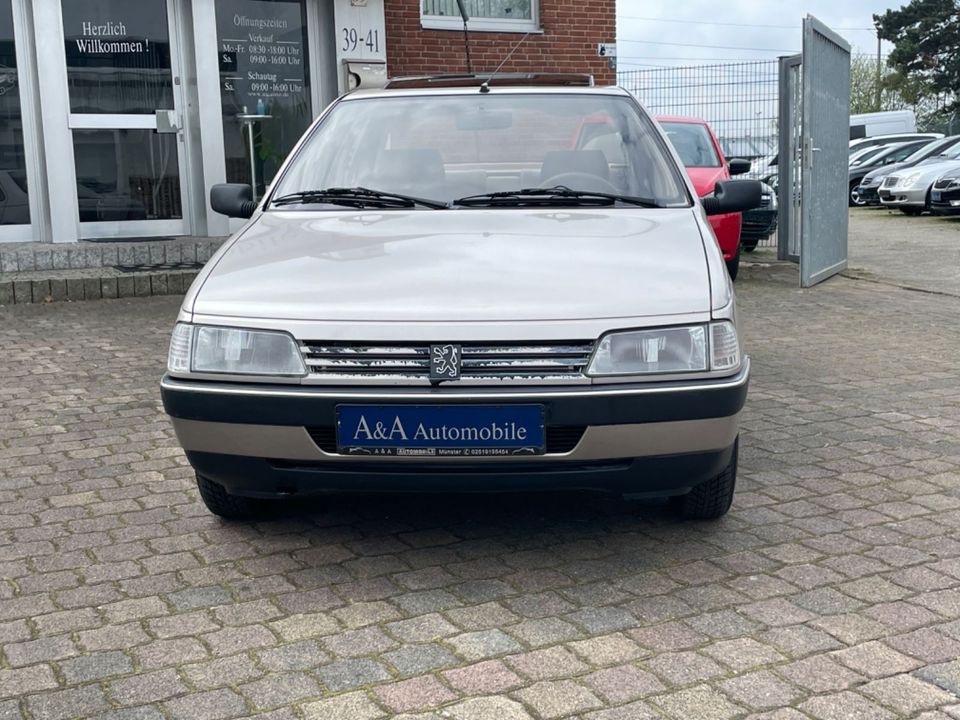 Peugeot 405  GRI 1-Hand  GLASSCHIEBEDACH in Mecklenbeck