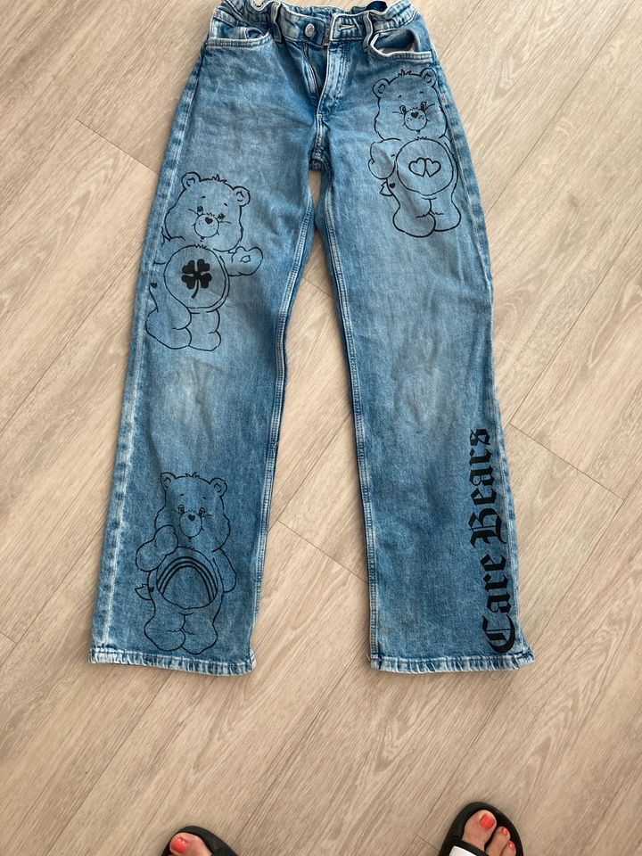 Wide leg Jeans H&M 152 in Korntal-Münchingen