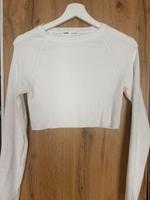 Weißes Langarm Crop Top Bayern - Neu Ulm Vorschau