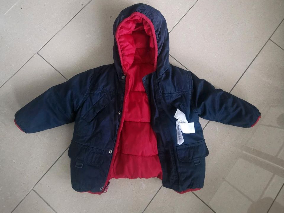 Vertbaudet Wendejacke 86 blau rot Jungen Jacke in München