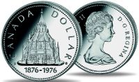 Kanada, 1 Kanadischer Dollar 1976, Parlamentsbibliothek - Silber Nordrhein-Westfalen - Waldbröl Vorschau