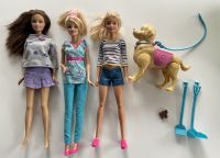 zwei Barbie Puppen und Barbie Hundespaziergang Rostock - Gehlsdorf Vorschau
