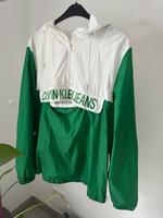 Calvin Klein Jeans Windbreaker Kapuzenshirt XL grün weiß Berlin - Spandau Vorschau