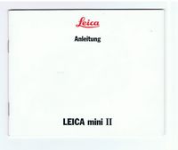 Leica mini II Bedienungsanleitung Mülheim - Köln Dünnwald Vorschau