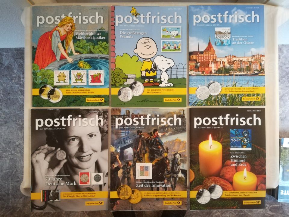 "Postfrisch" Briefmarken Zeitschrift Jahrgänge 2002 bis 2023 in Neumünster