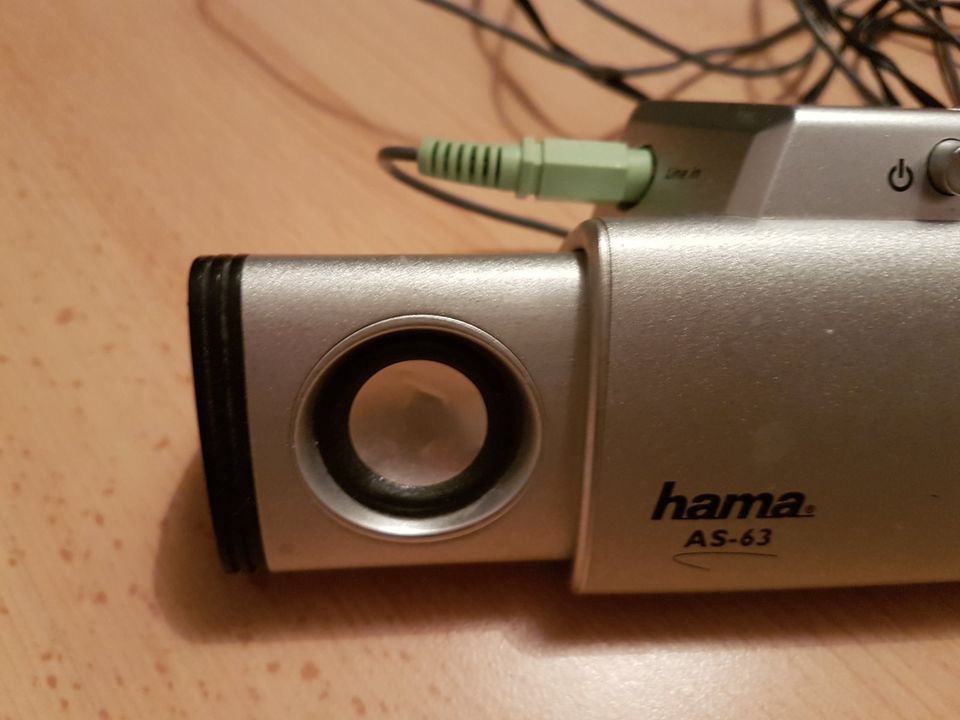 HAMA AS-63 Active Speakers Lautsprecher Boxen 3D Sound Batterie in Hebertshausen