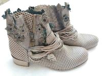 Vero Cuoio Boots Leder Gr. 40 Hessen - Hünfelden Vorschau