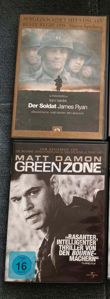 DVD: Krieg der Welten,Star Trek,Green Zone, Der Soldat James Ryan in Bayerbach