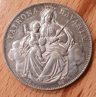 Taler Bayer Münze Silber 1866 König Ludwig Patrona Stuttgart - Mühlhausen Vorschau