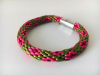 Dirndl-Armband Trachten-Schmuck grün rosa/pink Magnet Handarbeit Bayern - Langweid am Lech Vorschau