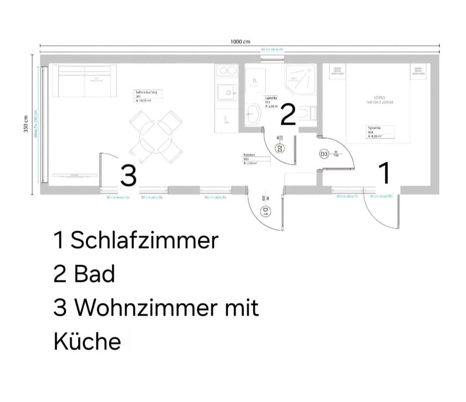 Mobilheim, 10m x 3m ,Tiny Haus, aus Holz in Kleve