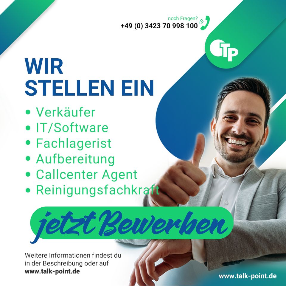 Call Center Agent m/w/d bei Talk-Point GmbH in Eilenburg