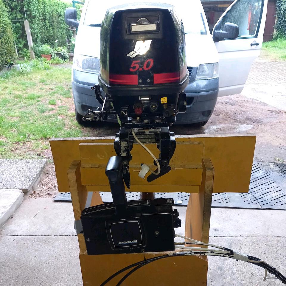 Außenbordmotor 5 Ps, Langschaft,4Takt, Fernschaltung, Handstart , in Radebeul