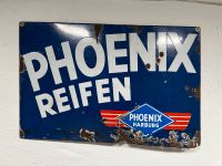 Emailschild groß Phoenix Reifen Emailleschild Tankstelle Zapfsäul Nordrhein-Westfalen - Mönchengladbach Vorschau