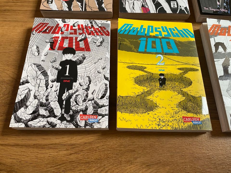 Manga Sammlung Mobpsycho 1-4 Jujutsu Kaisen Given Natsuki Kizu in Bonn