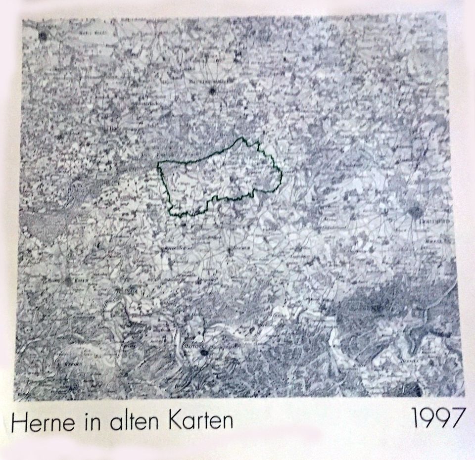 Wanne-Eickel/Herne in alten Flurkarten von 1997 in Herne